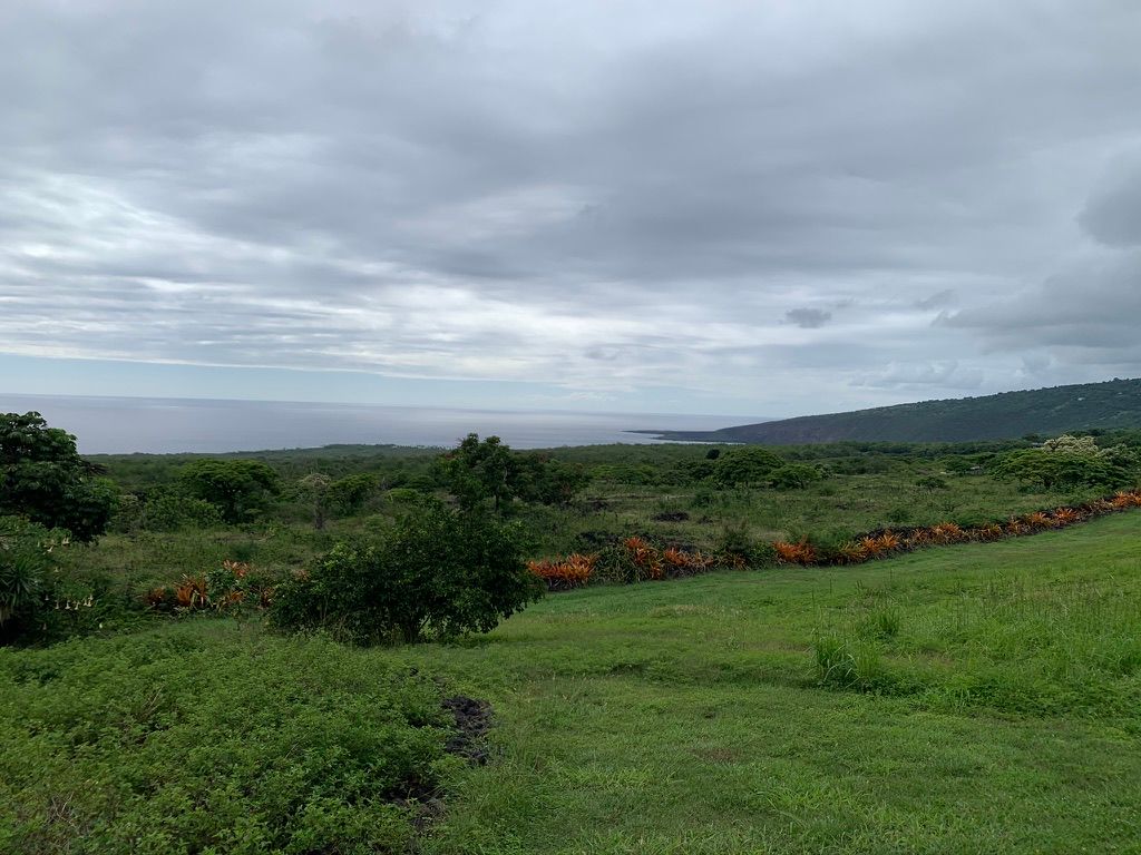 Coastline view from Paleku Gardens Peace Sanctuary.